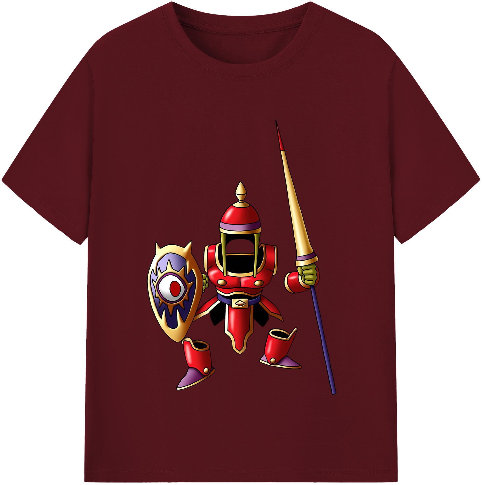 （画像用） ドラゴンクエスト Doragon Kuesuto Dragon Quest 綿100％半袖Tシャツ（フロントプリント）